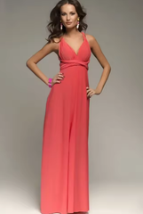 Elegant Sleeveless Strapped Party Birthday Vestidos Maxi Dress