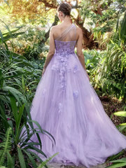 Elegant Sweetheart Neck A-Line Sleeveless Lace Prom Wedding Guest Dresses