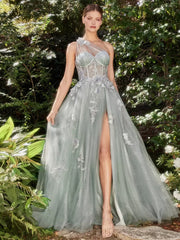 Elegant Sweetheart Neck A-Line Sleeveless Lace Prom Wedding Guest Dresses