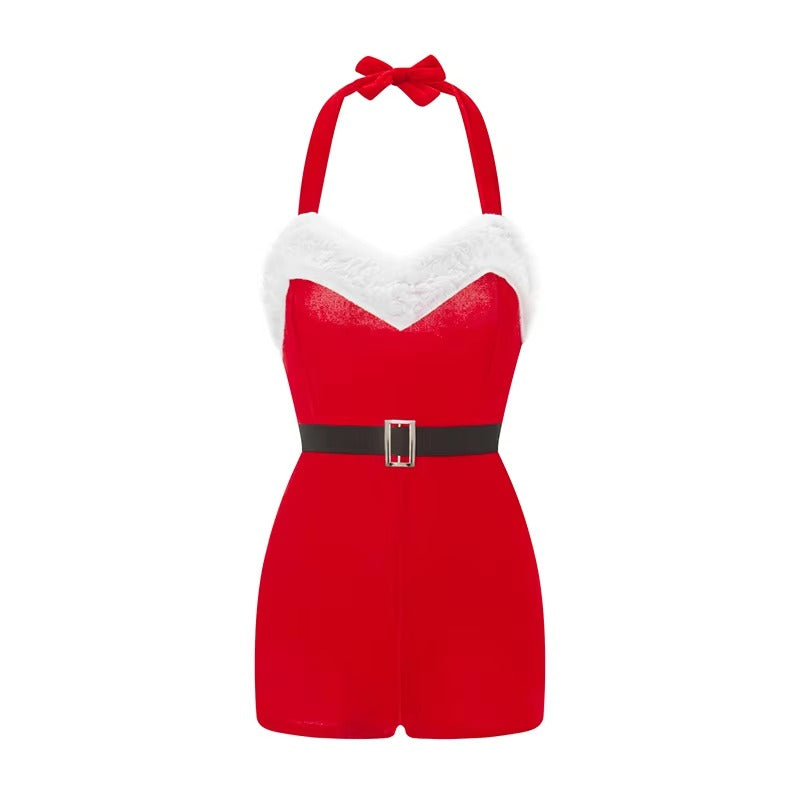 Elegant Velvet Hooded Cape Robe Christmas Costumes