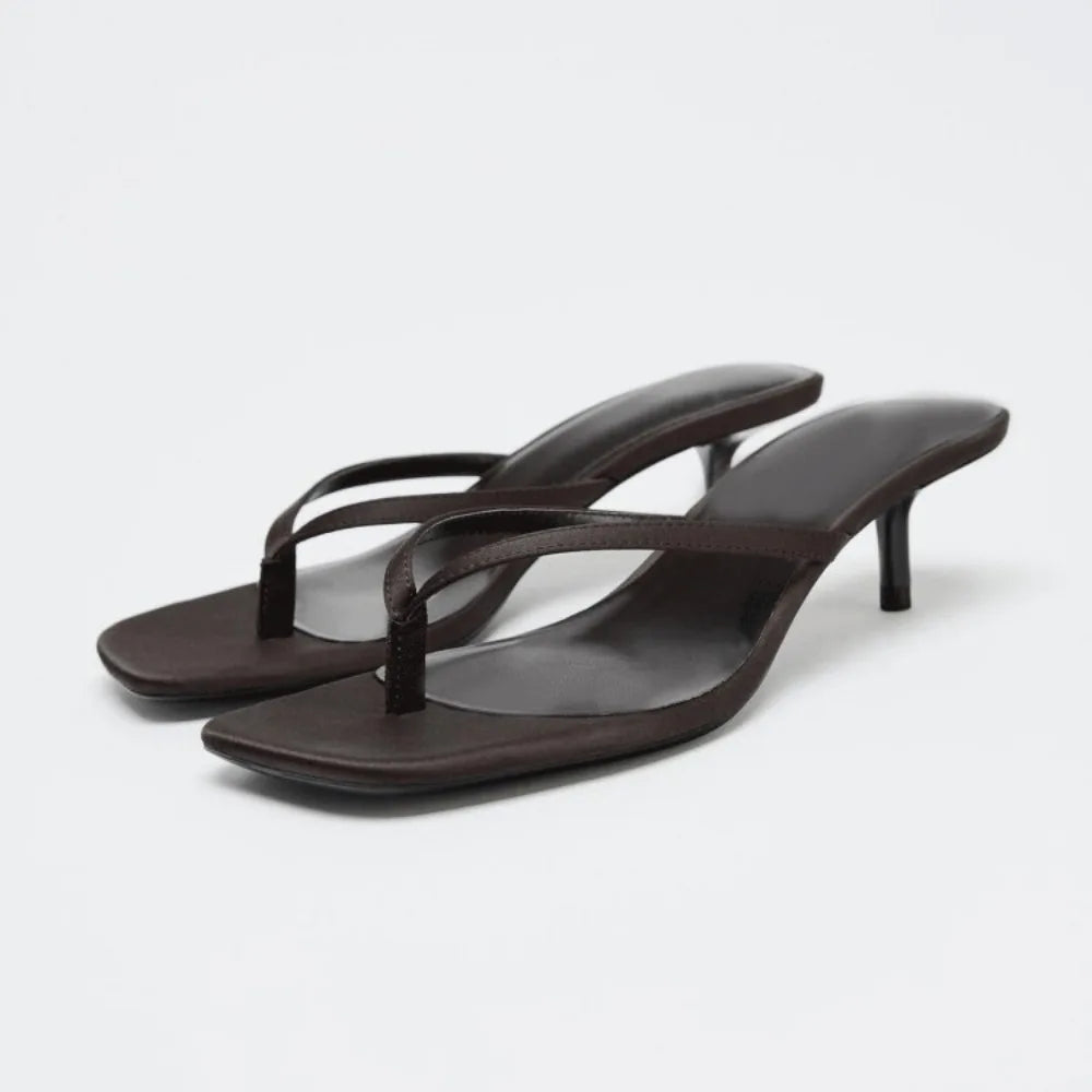 Elegant Slippers High Heel