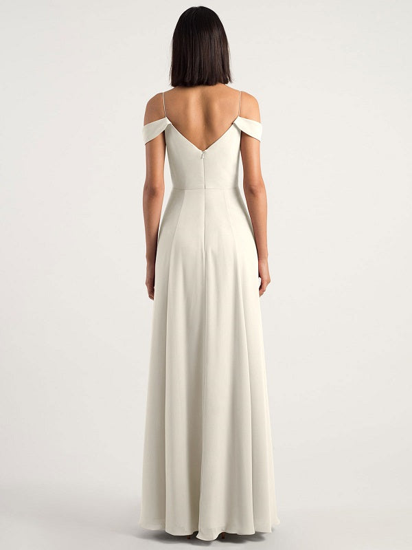 Evening Dress A-Line Short Sleeves Split Social Pageant Dresses