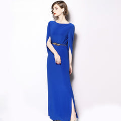 Evening Party Vintage Sheath Vestido Maxi Dress