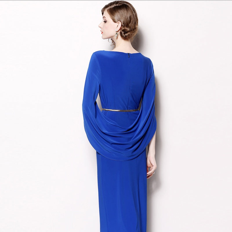 Evening Party Vintage Sheath Vestido Maxi Dress