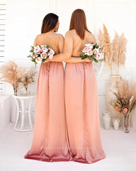 Evening Spaghetti Strap Backless Maxi Dresses