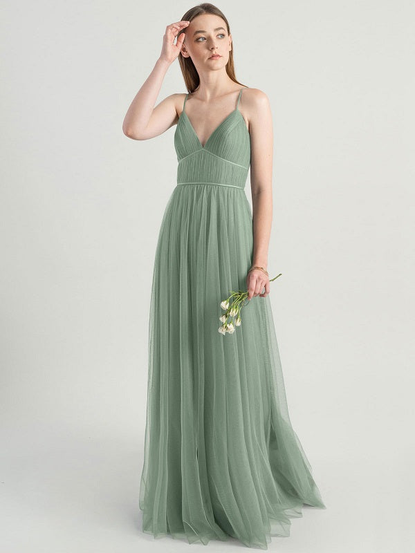 Evening Sleeveless A-Line Matte Satin Party Dresses