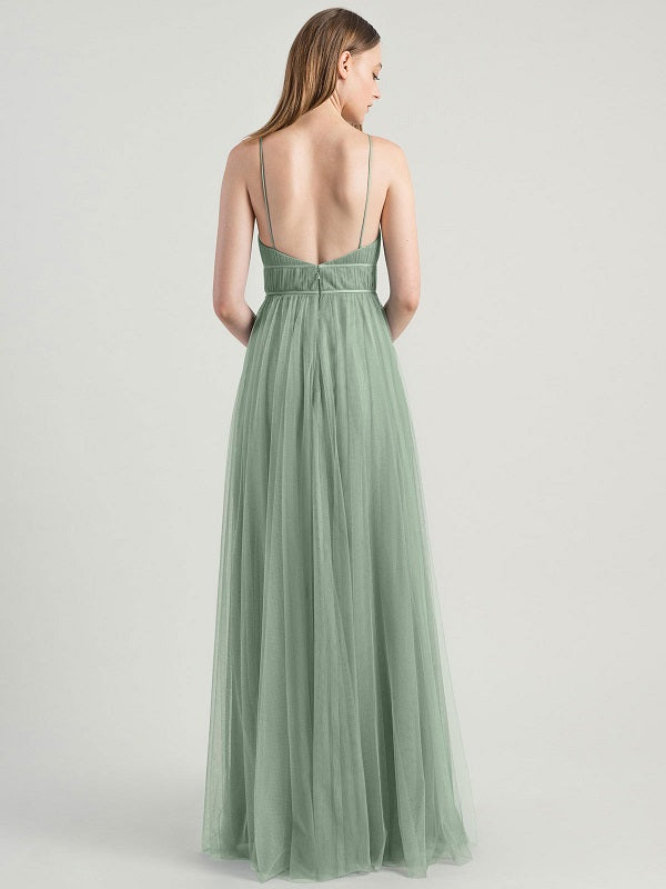 Evening Sleeveless A-Line Matte Satin Party Dresses