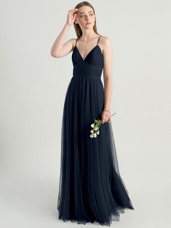 Evening Sleeveless A-Line Matte Satin Party Dresses