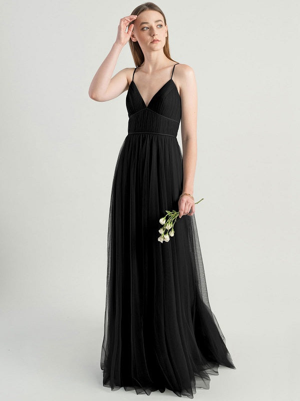 Evening Sleeveless A-Line Matte Satin Party Dresses