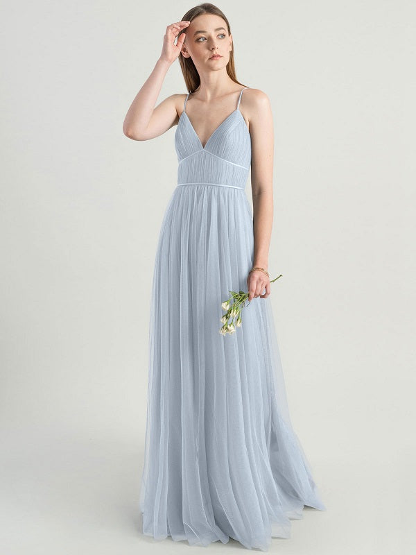 Evening Sleeveless A-Line Matte Satin Party Dresses