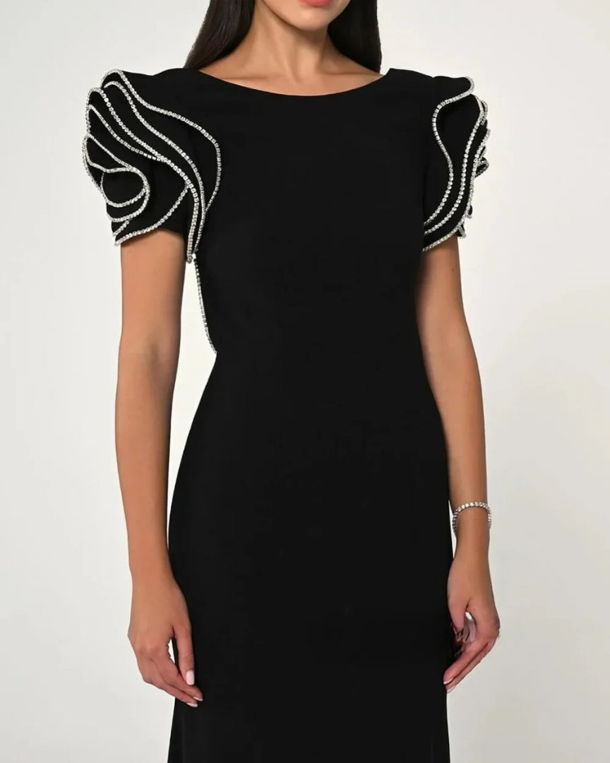 Exquisite Modern Style Pastrol Unisex O-Neck Long Prom Maxi Dresses