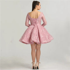 Lace Short Cocktail Party Dress