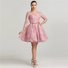 Lace Short Cocktail Party Dress