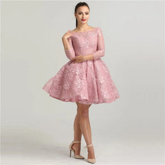 Lace Short Cocktail Party Dress