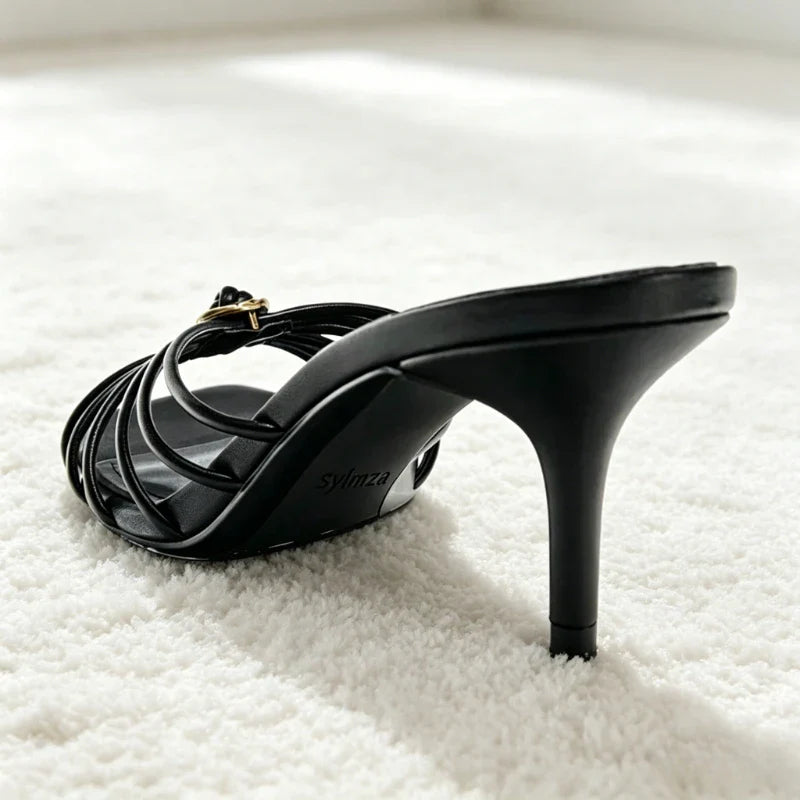 Metal Detail Heel