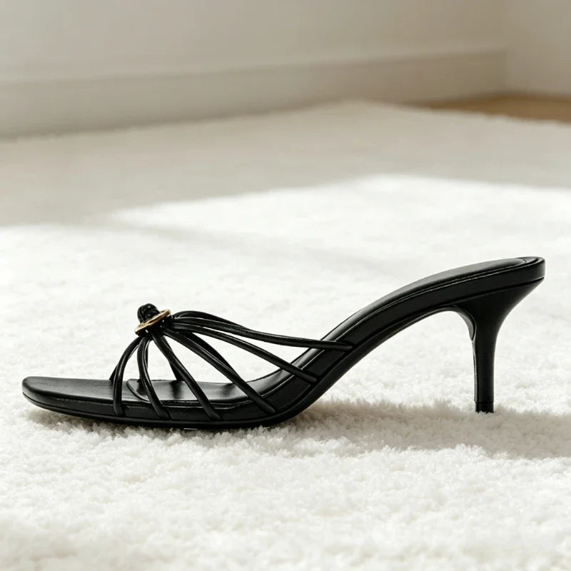 Metal Detail Heel