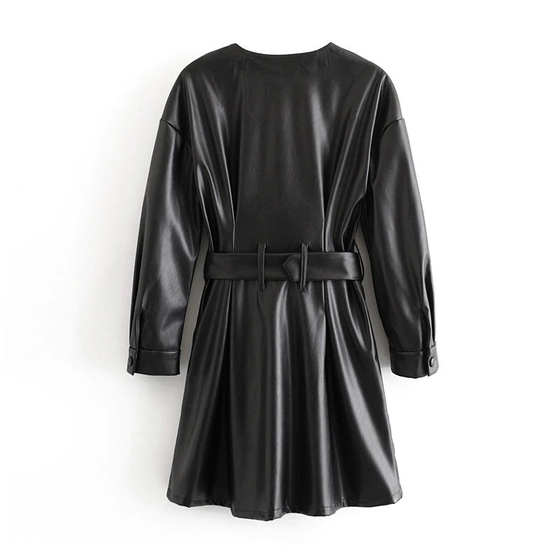 Streetwear Casual A Line Mini Dress