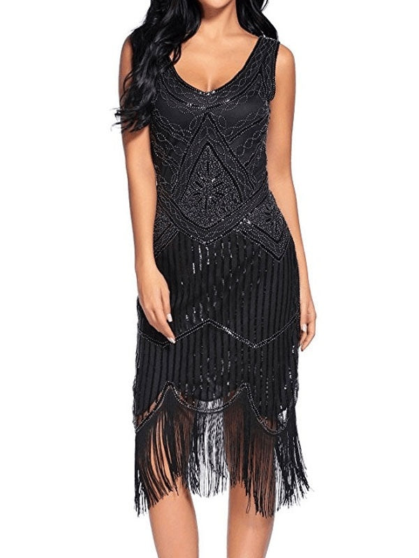 Style Sleeveless Round Neck Party Outfits Dress