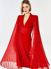V Neck Party Dress