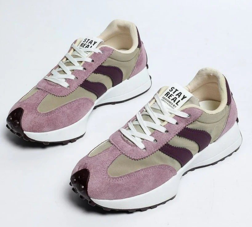 Fashionable Elegant Lace Up Casual Shoes