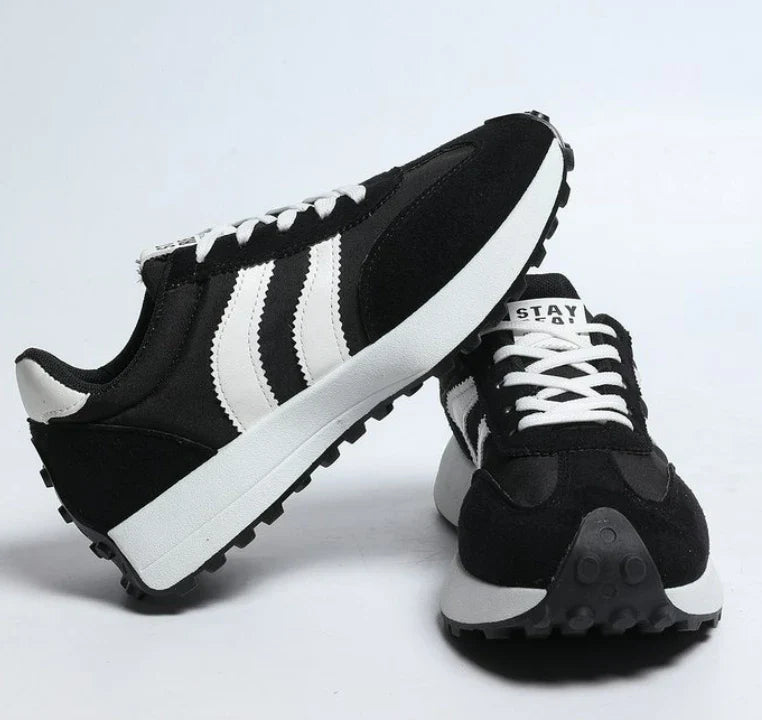Fashionable Elegant Lace Up Casual Shoes