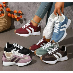 Fashionable Elegant Lace Up Casual Shoes