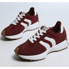 Fashionable Elegant Lace Up Casual Shoes
