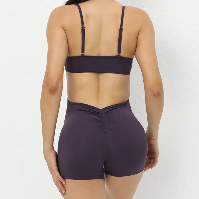 Fitness Overalls Push Up Sporty Jumpsuit Sportswear Gym Yoga Clothing