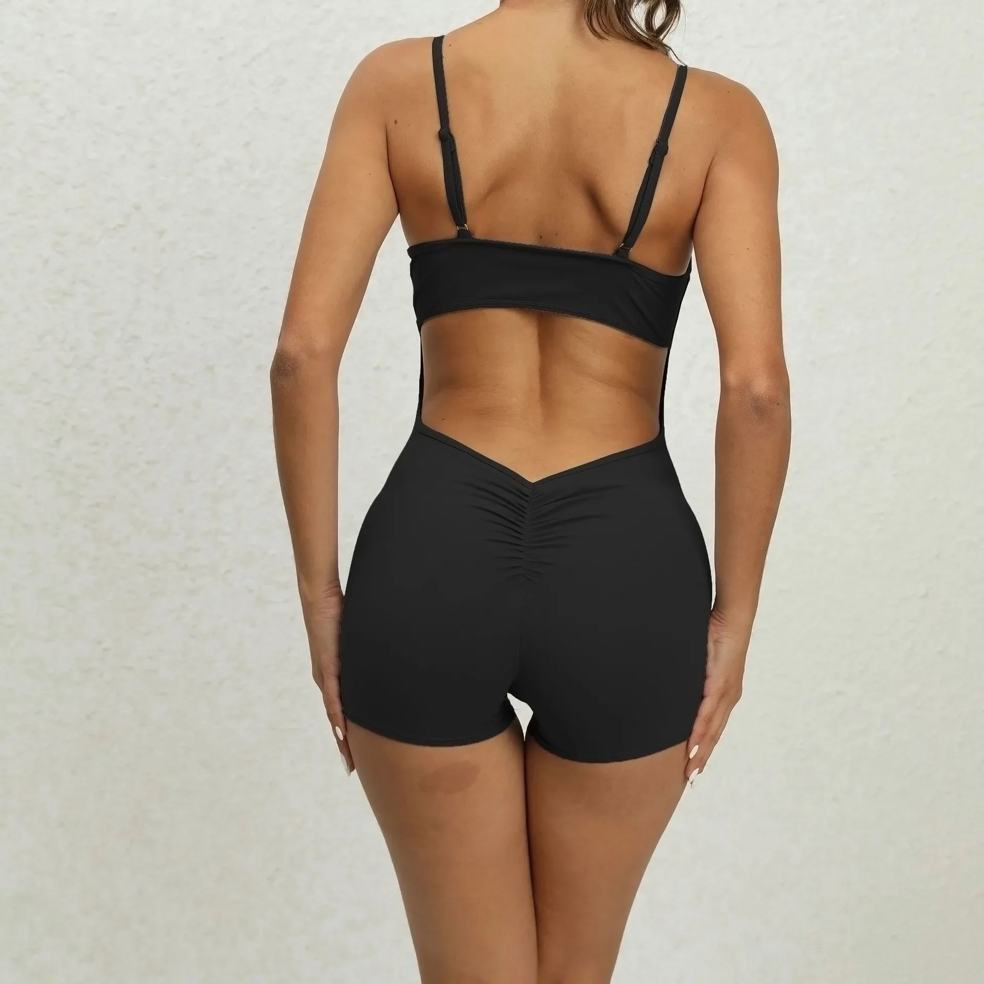 Fitness Overalls Push Up Sporty Jumpsuit Sportswear Gym Yoga Clothing