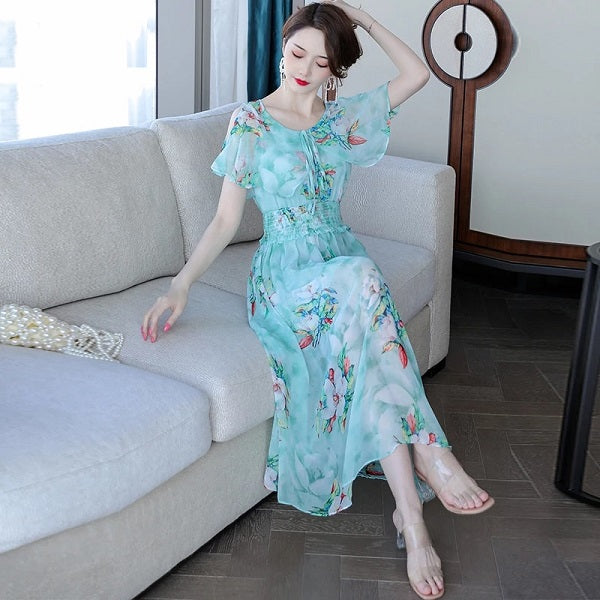 Floral Casual Maxi Dress
