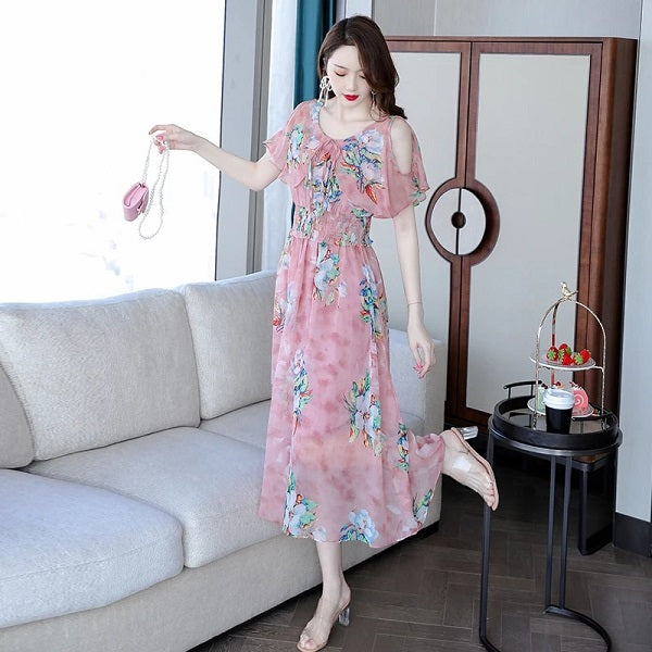 Floral Casual Maxi Dress