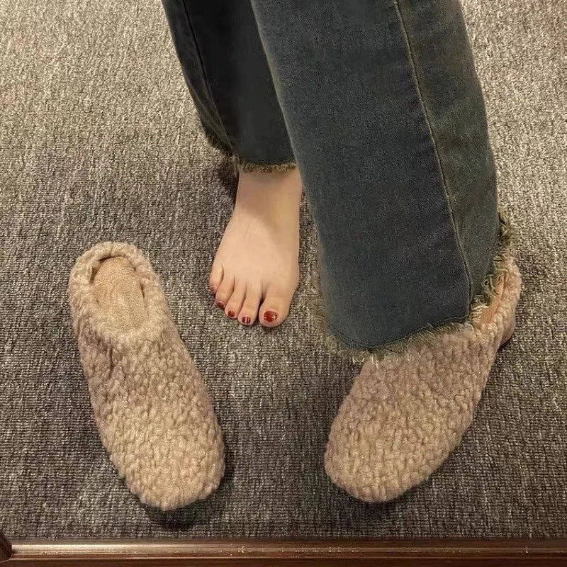 Fur Lambswool Heel