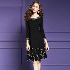 High Quality A-Line Embroidery Party Dress