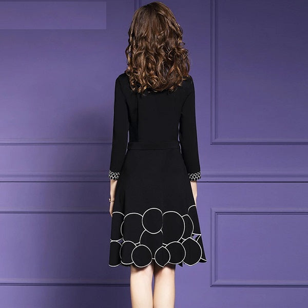 High Quality A-Line Embroidery Party Dress