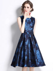 High Quality Elegant Tank Vintage Designer Party Dress