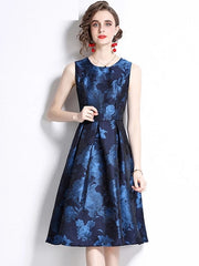 High Quality Elegant Tank Vintage Designer Party Dress