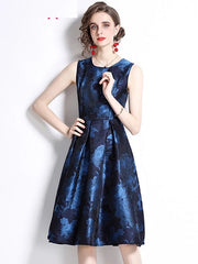 High Quality Elegant Tank Vintage Designer Party Dress