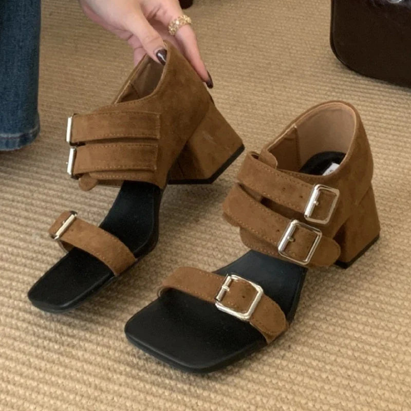 High Quality Faux Suede Heel