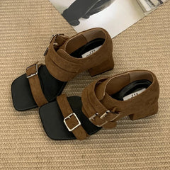 High Quality Faux Suede Heel