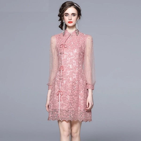 High Quality Lace Cocktail Party Dress