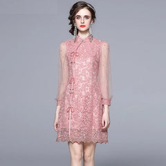 High Quality Lace Cocktail Party Dress