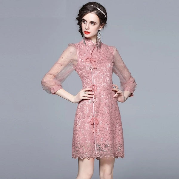 High Quality Lace Cocktail Party Dress