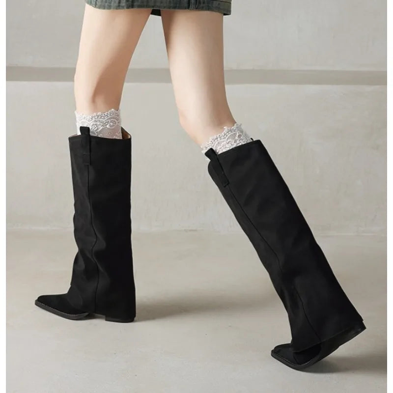Knee High Heel