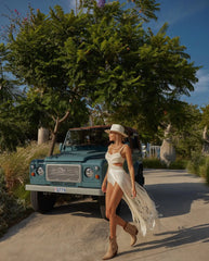 Lack Tassel Peals Bandage Naked Waist Cut Out Party Evening Dress