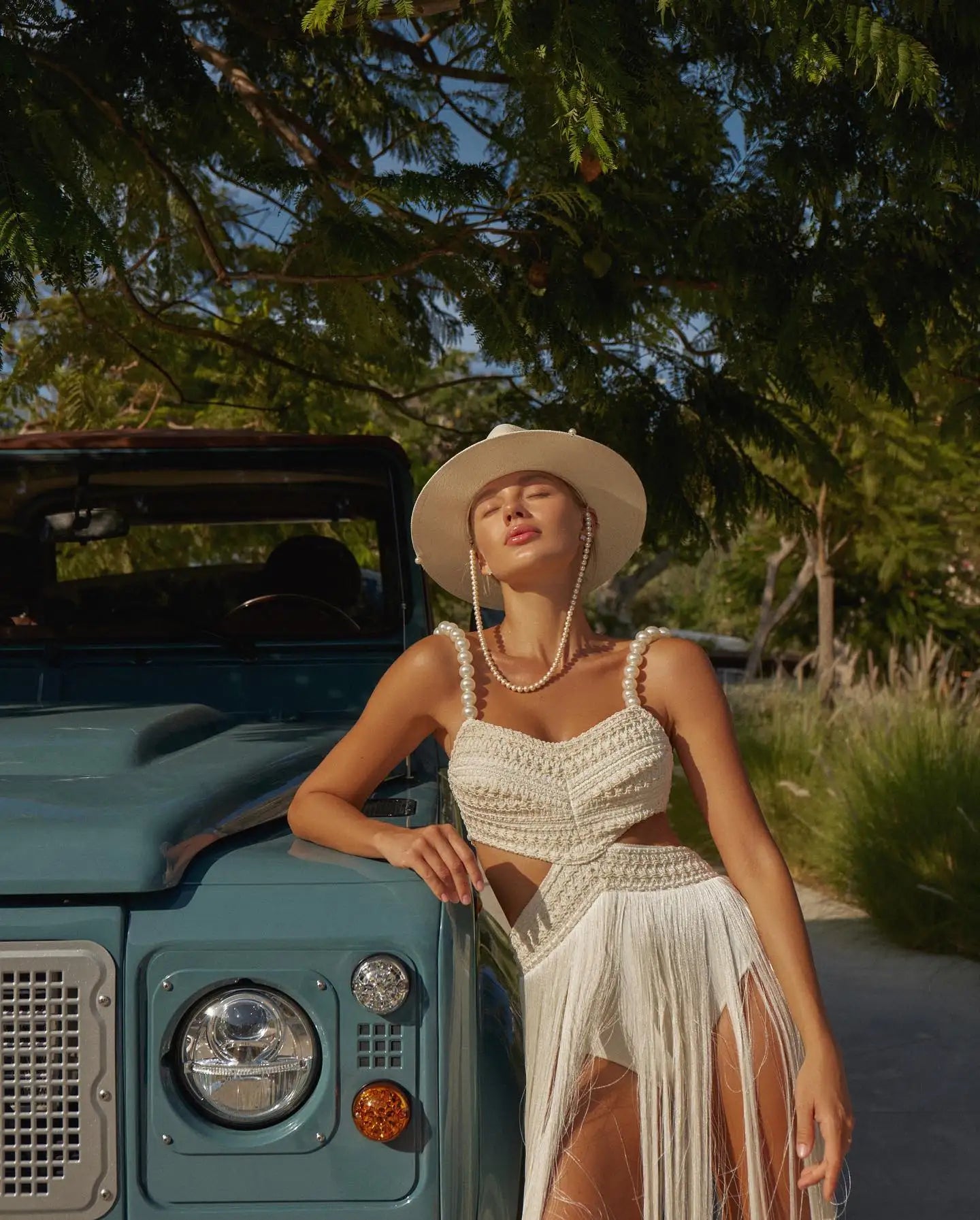 Lack Tassel Peals Bandage Naked Waist Cut Out Party Evening Dress