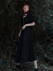Lolita OP Cross Front One Piece Traditional Dresses