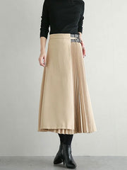 Long Skirt Cotton Polyester Bottoms