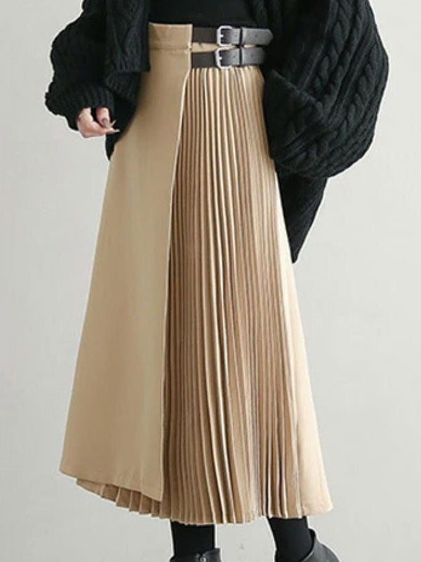 Long Skirt Cotton Polyester Bottoms
