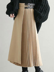 Long Skirt Cotton Polyester Bottoms