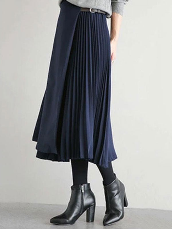 Long Skirt Cotton Polyester Bottoms